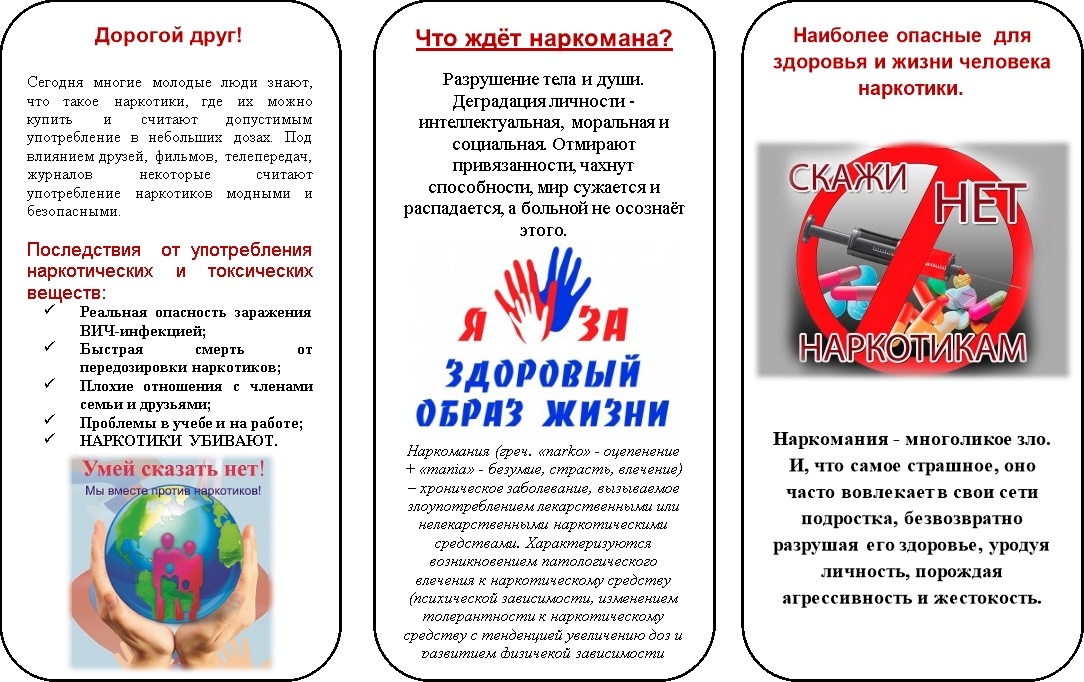 Международный день борьбы с распространением наркотических веществ и их незаконным оборотом..